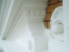 Nachher: Instandsetzungsarbeiten an der Stuckfassade